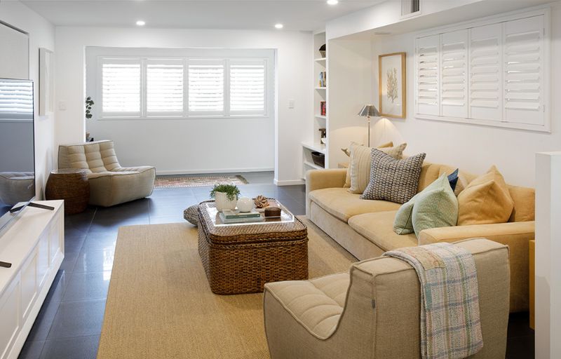 Styling - Golden Beach Living & Entry – Rachel Elizabeth Interiors ...