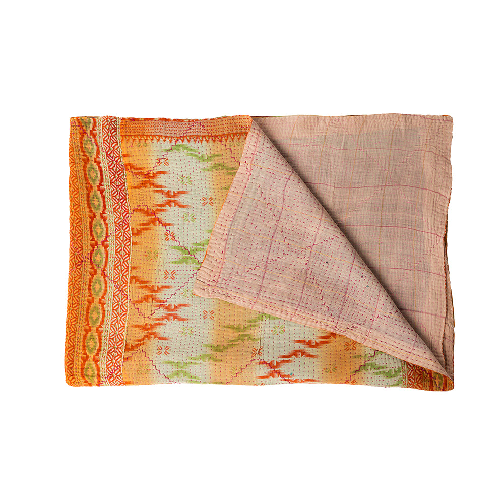 Vintage Cotton Kantha Bangali Throw (Kantha 7) – Rachel Elizabeth