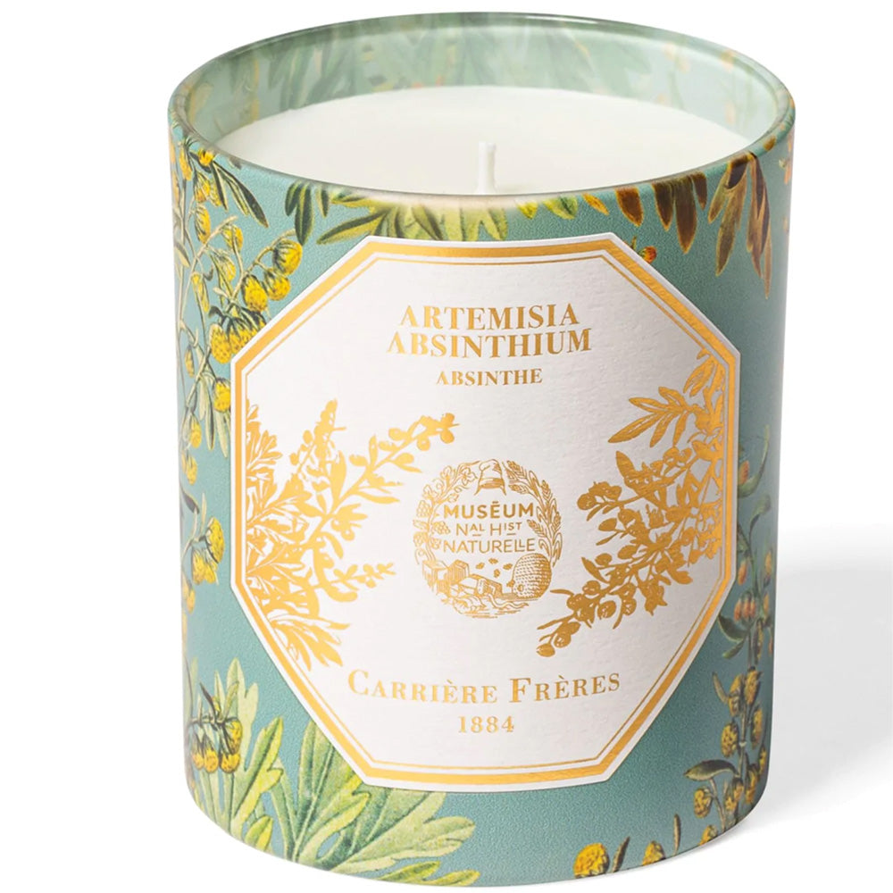 Photo of  absinthe scented candle made by Carriere Freres