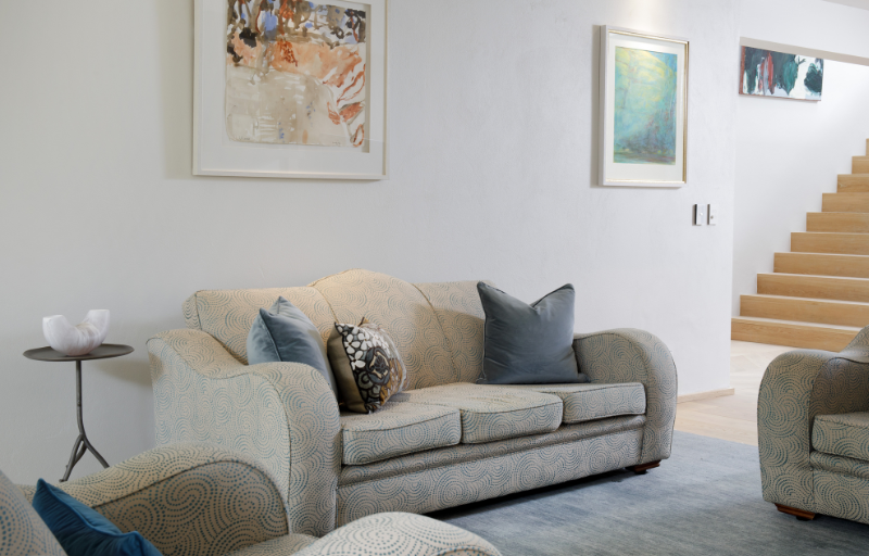 Art Deco Inspired Living Room