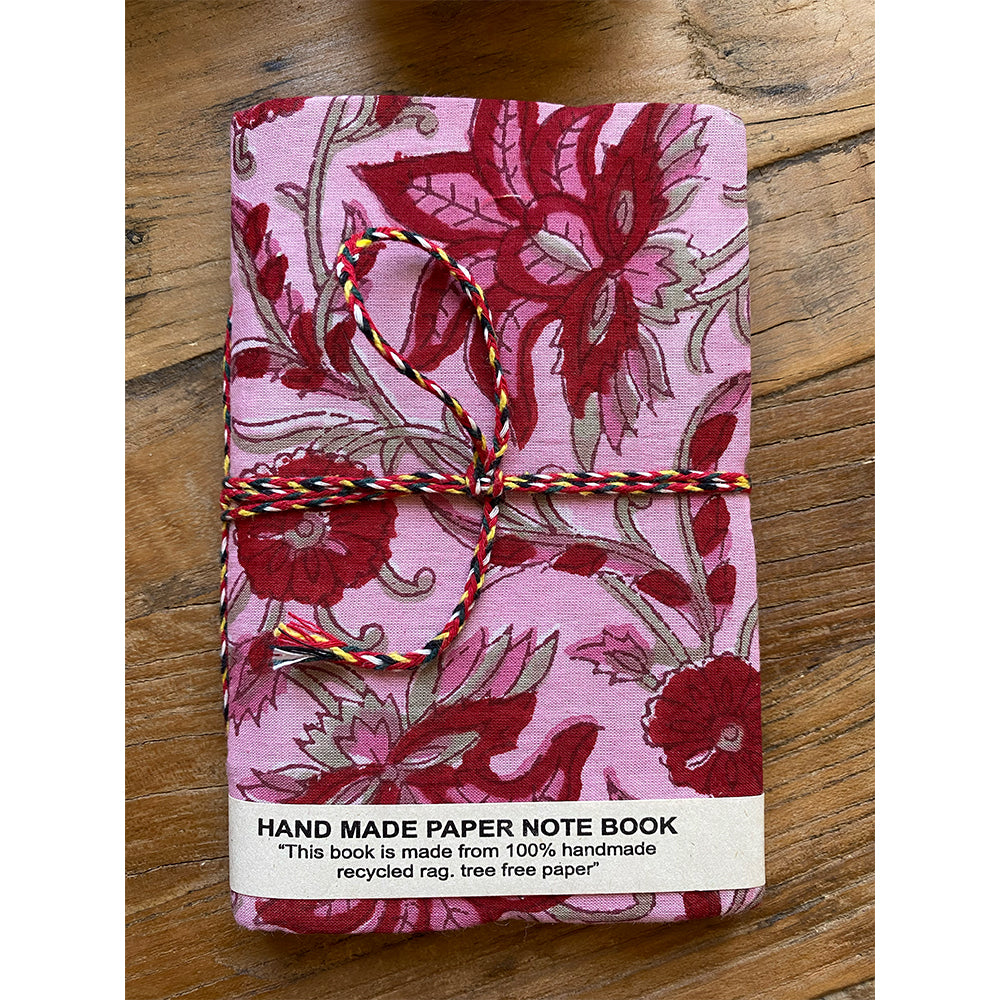 Hand Block Printed Notebook - Charlotte