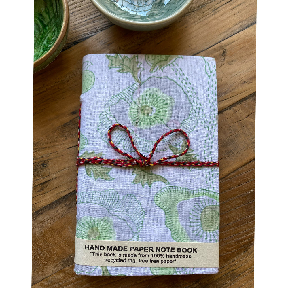 Hand Block Printed Notebook - Layla