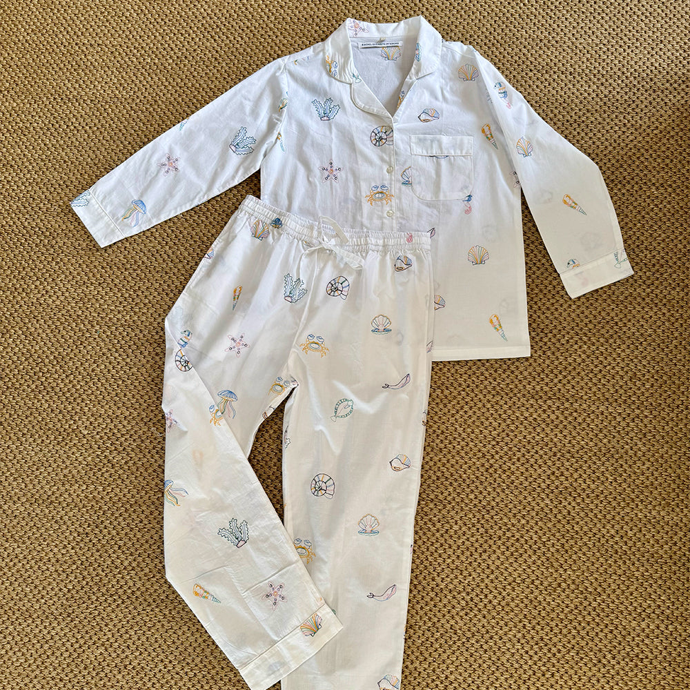 Watch Hill Cotton Pyjamas Pant Set - Long