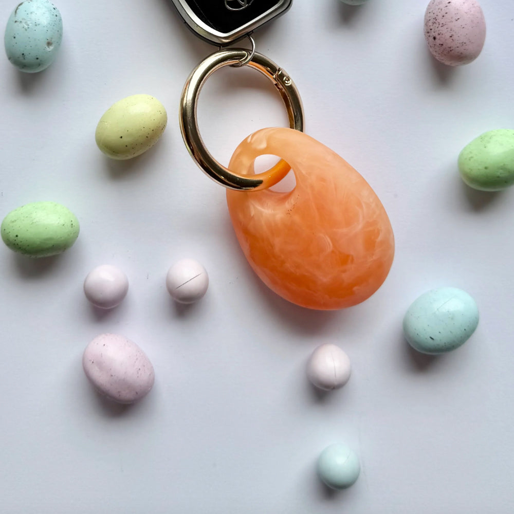 The Resin Drop Keyring in Mandarin