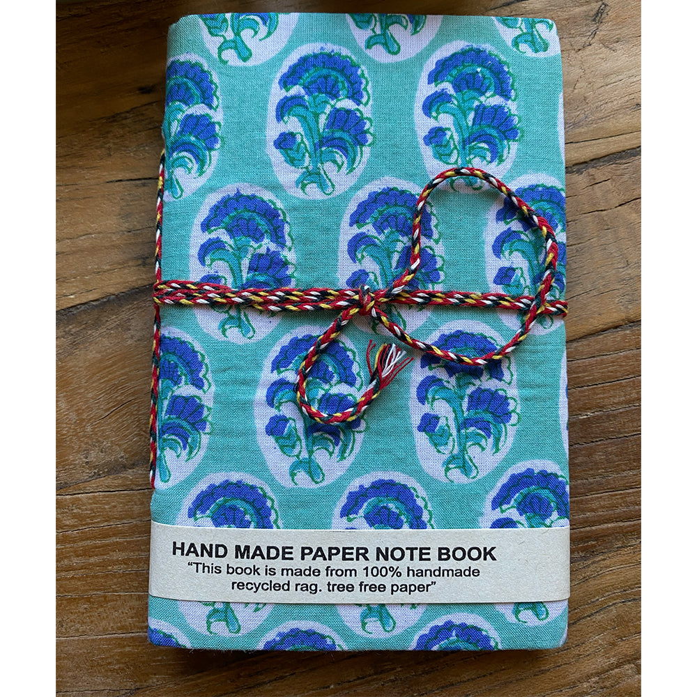 Hand Block Printed Notebook - Margot
