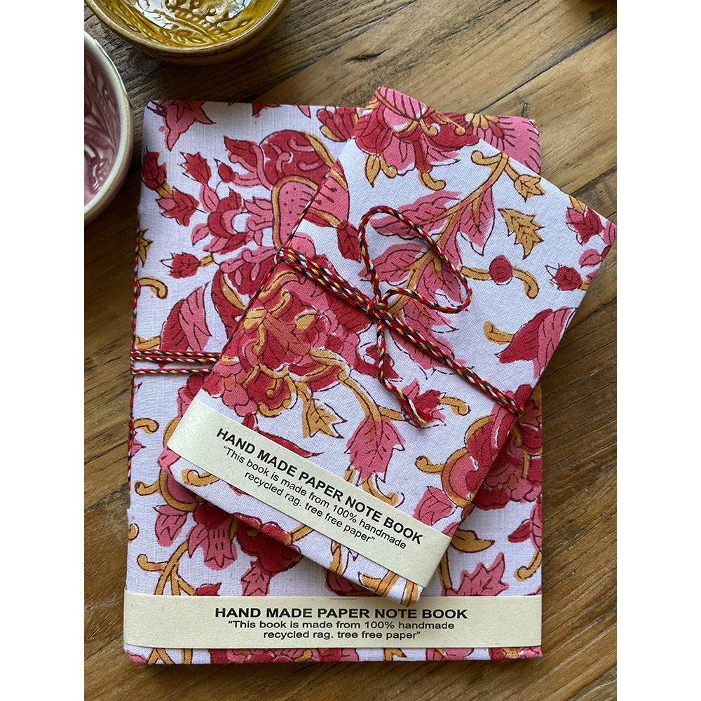 Hand Block Printed Notebook - Isla