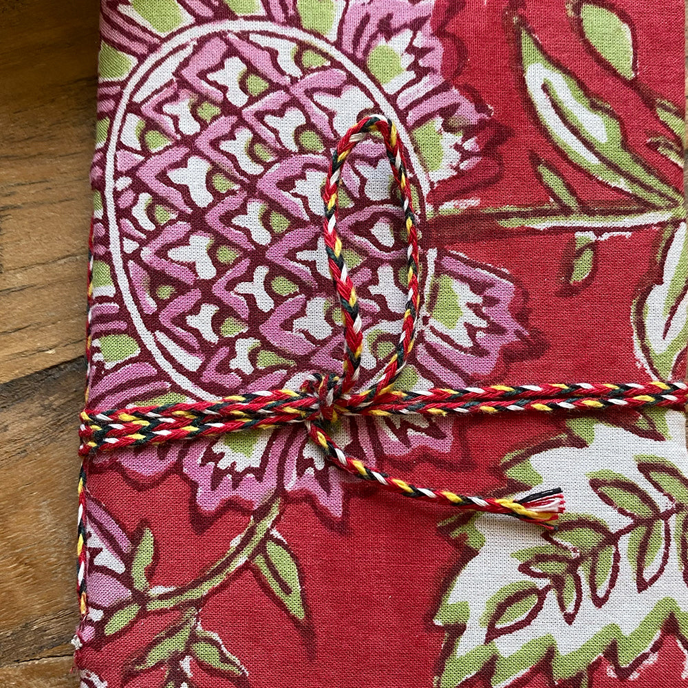 Hand Block Printed Notebook - Georgia