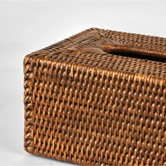Rattan Rectangle Tissue Box Holder