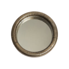 Ring Accent Mirror in Antique Silver