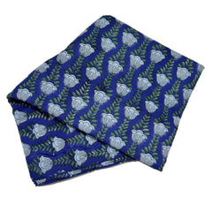 The Madeleine Print Hand Block Printed Cotton Tablecloth