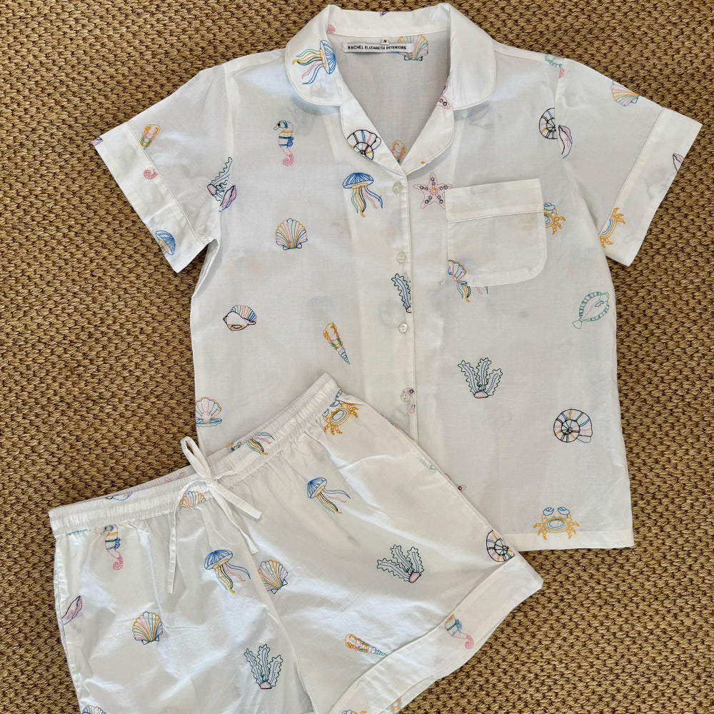 Watch Hill Cotton Pyjamas Pant Set - Shorts
