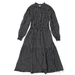 Willow Dress in Black and White Gingham