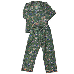 Villa Flora Cotton Pyjamas Pant Set - Long
