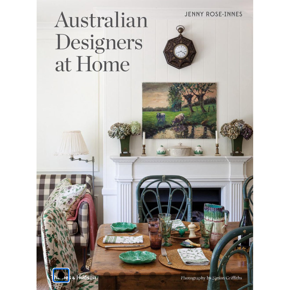 Photo of the front cover of Australian Designers at Home interior design book
