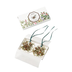 Photo of two cypress scented wax palets in their presentation box