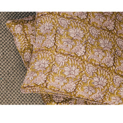Goa Hand Block Printed Linen Cushion