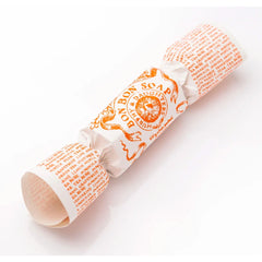 Photo of orange coloured bon bon soap