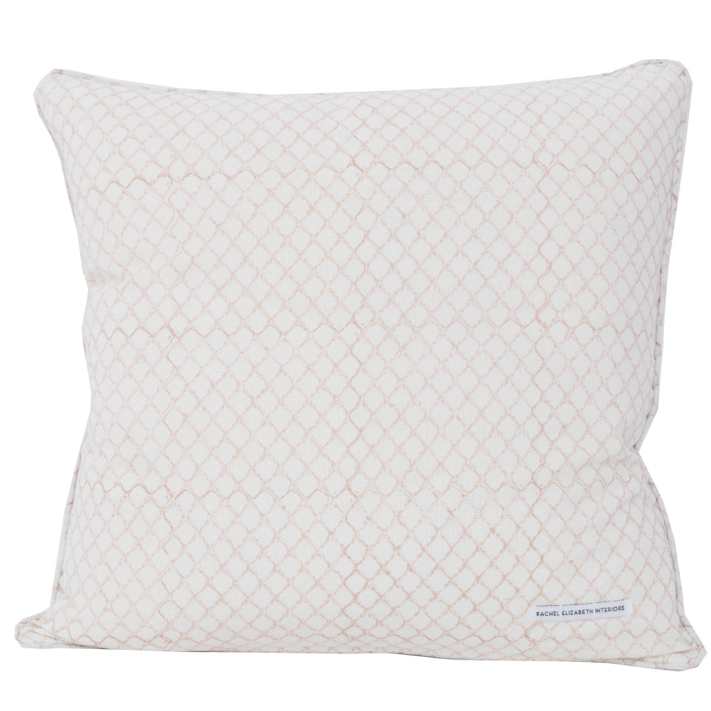 Lattice Linen Piped Cushions (covers only)